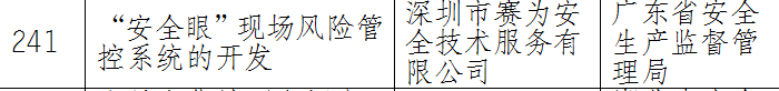 2017年安全生產(chǎn)重大事故防治關(guān)鍵技術(shù)科技項(xiàng)目