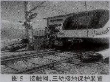 圖5為接觸網(wǎng)、不軌接地保護(hù)裝置